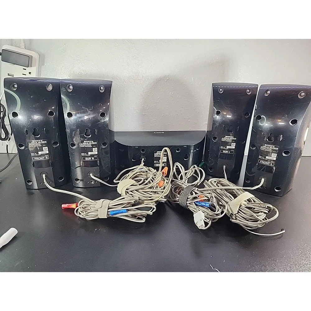 Sony‎ Speaker SS-TSB118 Surround Front Left/Right Center Speakers Black *